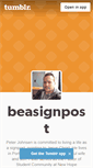 Mobile Screenshot of beasignpost.tumblr.com