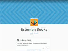 Tablet Screenshot of estonianbooks.tumblr.com