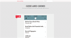 Desktop Screenshot of geekandgrind.tumblr.com