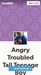 Mobile Screenshot of angrytroubledtallteenageboy.tumblr.com