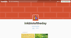 Desktop Screenshot of inkblotoftheday.tumblr.com