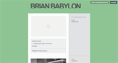 Desktop Screenshot of brianbabyloncomedy.tumblr.com