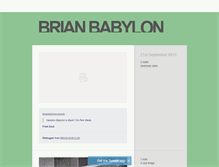 Tablet Screenshot of brianbabyloncomedy.tumblr.com