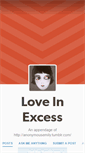Mobile Screenshot of loveinexcess.tumblr.com
