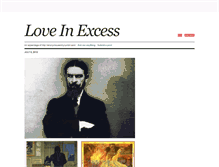 Tablet Screenshot of loveinexcess.tumblr.com
