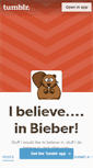 Mobile Screenshot of believe.tumblr.com