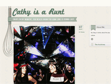 Tablet Screenshot of cathyisarunt.tumblr.com