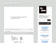 Tablet Screenshot of goodlifequotes.tumblr.com