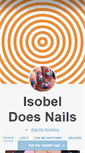 Mobile Screenshot of isobeldoesnails.tumblr.com