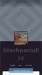 Mobile Screenshot of blackparadise.tumblr.com