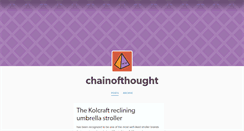 Desktop Screenshot of chainofthought.tumblr.com