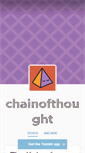 Mobile Screenshot of chainofthought.tumblr.com