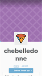 Mobile Screenshot of chebelledonne.tumblr.com