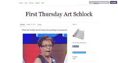 Desktop Screenshot of firstthursdayartschlock.tumblr.com