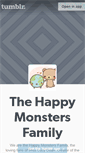 Mobile Screenshot of happymonstersfamily.tumblr.com