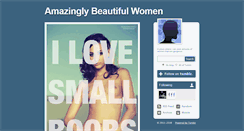Desktop Screenshot of nudegorgeouswomen.tumblr.com