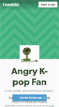 Mobile Screenshot of angrykpopfan.tumblr.com
