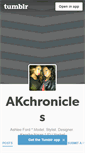 Mobile Screenshot of akchronicles.tumblr.com