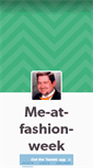 Mobile Screenshot of me-at-fashion-week.tumblr.com