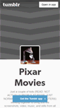 Mobile Screenshot of pixarmovies.tumblr.com