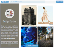 Tablet Screenshot of designscene.tumblr.com