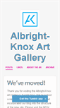 Mobile Screenshot of albrightknox.tumblr.com