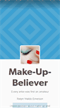 Mobile Screenshot of make-up-believer.tumblr.com