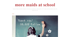 Desktop Screenshot of maidsatschool.tumblr.com