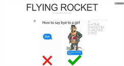 Desktop Screenshot of flyingrocket.tumblr.com