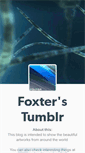 Mobile Screenshot of foxter.tumblr.com