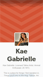 Mobile Screenshot of kaegabrielle.tumblr.com