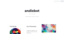 Desktop Screenshot of andie-bot.tumblr.com