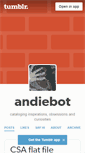Mobile Screenshot of andie-bot.tumblr.com