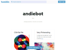 Tablet Screenshot of andie-bot.tumblr.com
