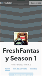 Mobile Screenshot of freshfantasy.tumblr.com