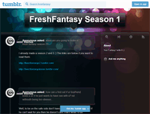 Tablet Screenshot of freshfantasy.tumblr.com