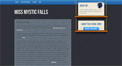 Desktop Screenshot of miss-mysticfalls.tumblr.com