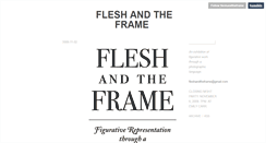 Desktop Screenshot of fleshandtheframe.tumblr.com
