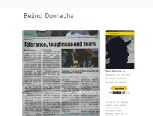 Tablet Screenshot of beingdonnacha.tumblr.com