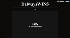 Desktop Screenshot of dalwayswins.tumblr.com