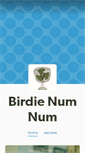 Mobile Screenshot of birdienumnum.tumblr.com