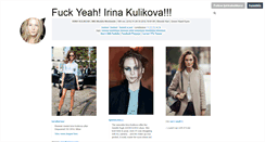 Desktop Screenshot of fyirinakulikova.tumblr.com