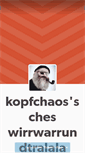 Mobile Screenshot of kopfchaos.tumblr.com