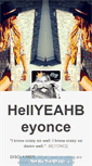 Mobile Screenshot of hellyeahbeyonce.tumblr.com
