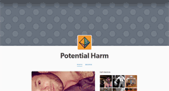 Desktop Screenshot of potentialharm.tumblr.com