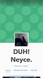 Mobile Screenshot of duhneyce.tumblr.com
