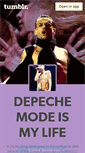 Mobile Screenshot of depechemodeforever.tumblr.com