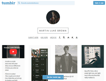 Tablet Screenshot of martinlukebrown.tumblr.com