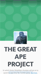 Mobile Screenshot of greatape.tumblr.com