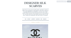 Desktop Screenshot of designersilkscarf.tumblr.com